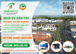 Dịch Vụ Sửa Chữa Máy Tính, Máy In, Máy Văn Phòng KCN Thạch Khôi