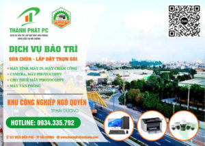 Lắp đặt sửa chữa trọn gói máy tính máy văn phòng KCN Ngô Quyền