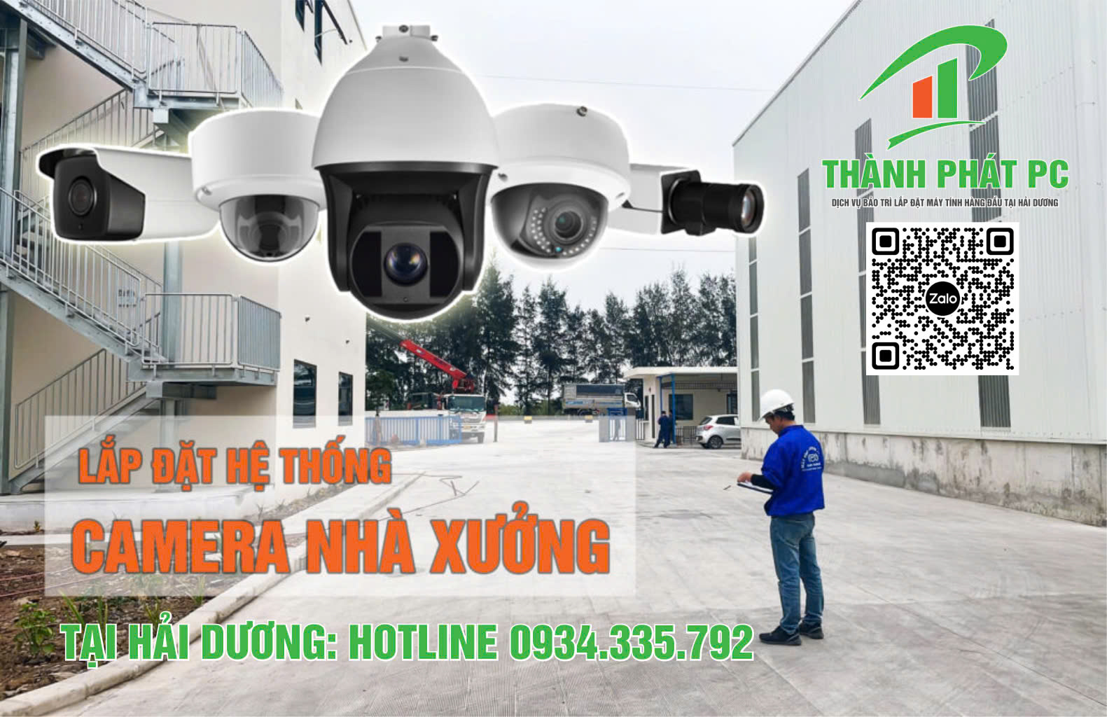 Lắp Đặt Hệ Thống Camera Nhà Xưởng Công Ty Tại Hải Dương