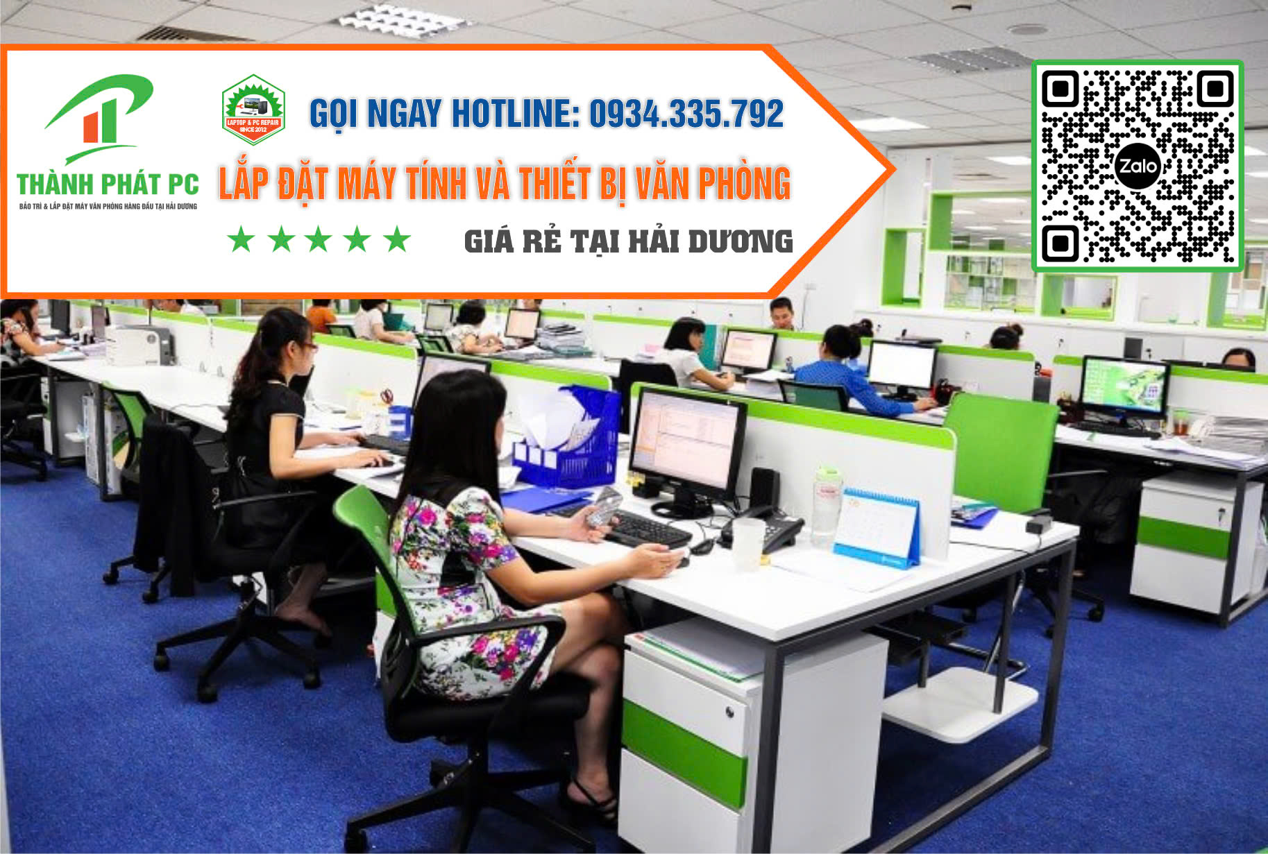 Dịch Vụ Lắp Đặt Máy Tính Và Thiết Bị Văn Phòng Uy Tín Tại Hải Dương - Thành Phát PC