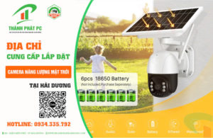 Cung Cấp Lắp Đặt Camera Năng Lượng Mặt Trời Tại Hải Dương