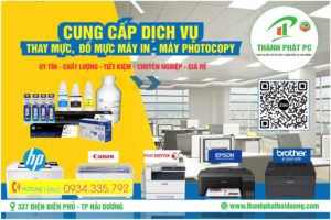 Thay Nạp Đổ Mực Máy In, Máy Photocopy Tại Hải Dương