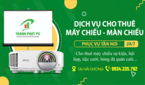 Cho thuê máy chiếu hội thảo sự kiện bóng đá tại Hải Dương