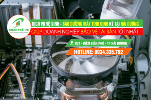 Dịch vụ vệ sinh máy tính - Máy văn phòng Hải Dương