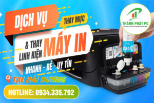 Dịch Vụ Thay Mực Thay Linh Kiện Máy In Hải Dương
