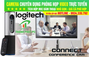 Logitech ConferenceCam Connect – Giải Pháp Họp Trực Tuyến Di Động, Linh Hoạt