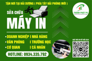 Sửa Máy In Tận Nơi Tại Hải Dương ( Tây Hải Phòng )