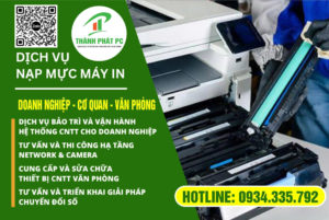 Nạp Mực Sửa Máy In Cho Thuê Máy Photocopy Hải Dương