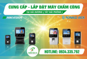 Máy chấm công vân tay cho doanh nghiệp tại Hải Dương