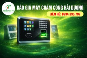 Máy chấm công Hải Dương – Báo giá lắp đặt
