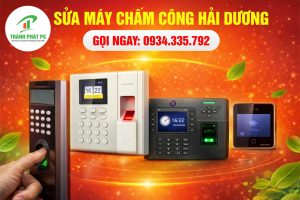 Máy chấm công lỗi vân tay – Nguyên nhân cách khắc phục chi tiết