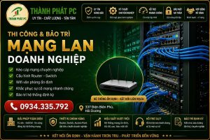 Bảo trì máy tính doanh nghiệp Tây Hải Phòng