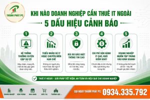 Khi nào doanh nghiệp cần thuê IT ngoài 5 dấu hiệu cảnh báo không nên bỏ qua