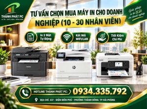 Tư Vấn Chọn Máy In Cho Doanh Nghiệp 10–30 Nhân Viên