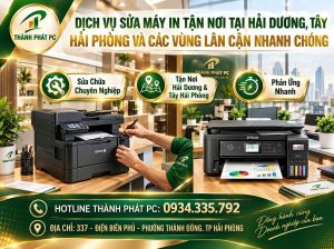 Sửa Máy In Tận Nơi Hải Dương - Tây Hải Phòng
